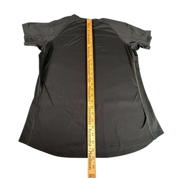 Nike Top Womens Size XL Black Livestrong Short Sleeve Dri-fit Active Wear - Picture 8 of 9